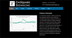 Desktop Screenshot of chisquarebioimaging.com